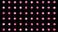 Black background with large number of small shimmering spheres. Computer generated loop animation. Animation. Modern