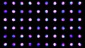 Black background with large number of small shimmering spheres. Computer generated loop animation. Animation. Modern