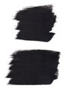 Black Background Painted Brush Strokes Banner