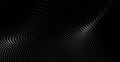 Black background with particles mesh design