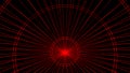 Black background with red and yellow bright rays. Animation.A black background on which bright lines create a figure of Royalty Free Stock Photo