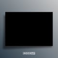 Black background template for the mockup, banner, flyer, poster, cover brochure or other advertising products