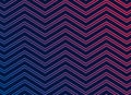 Black background with vibrant zigzag pattern Royalty Free Stock Photo