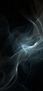 Black Background With White Swirls and Smoke Royalty Free Stock Photo