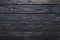 Black old rustic wood planks texture or background. Royalty Free Stock Photo