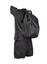 Backpack, sports shorts, t-shirt isolated on white foane. clothes for every day