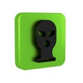 Black Balaclava icon isolated on transparent background. A piece of clothing for winter sports or a mask for a criminal