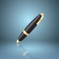 Black ballpoint pen icon Royalty Free Stock Photo