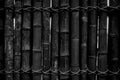 Black bamboo wall texture background Royalty Free Stock Photo