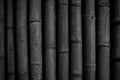 Black bamboo wall texture background Royalty Free Stock Photo