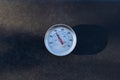 Barbecue thermometer in the sun light Royalty Free Stock Photo