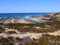 Black basalt beach in Almograve Alentejo