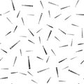 Black Baseball bat icon isolated seamless pattern on white background. Sport equipment. Vector Illustration Royalty Free Stock Photo