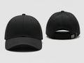 Black baseball cap isolated on white background Royalty Free Stock Photo