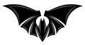 Black bat Royalty Free Stock Photo