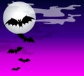 Black Bats Flying Background