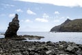 Black beach in the Canary Islands Royalty Free Stock Photo