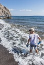 Black beach , Santorini