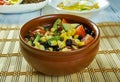 Black Bean Lentil Taco Soup Royalty Free Stock Photo