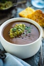 Black Bean Soup Royalty Free Stock Photo