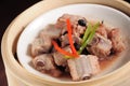 Black bean steamed pork ribs