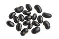 Black Beans Isolated on White Background Royalty Free Stock Photo