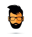 Beard man icon