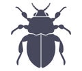 black beetle icon.