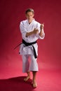 Black belt in karate Royalty Free Stock Photo