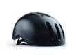 Black bicycle helmet isolated on white background Royalty Free Stock Photo