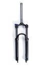 Black bicycle suspension fork isolated with clipping path Royalty Free Stock Photo