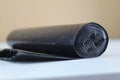 Black bin liner rolled out Royalty Free Stock Photo