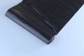 Black bin liner rolled out Royalty Free Stock Photo