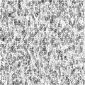 Black binary code on white background. Algorithm binary, data co