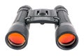 Black binoculars isolated on white background Royalty Free Stock Photo