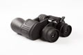 Black binoculars isolated on white background Royalty Free Stock Photo