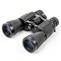 Black binoculars isolated on white background Royalty Free Stock Photo