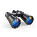 High-Powered Black Binoculars for Adventure and Exploration Royalty Free Stock Photo