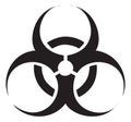 Black biohazard symbol Royalty Free Stock Photo