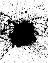 Black blot Royalty Free Stock Photo