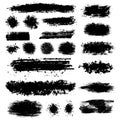 Black blots and spots