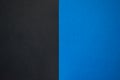 Black and blue background divided equally