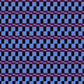 Black blue check tartan pattern Royalty Free Stock Photo