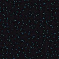 Black blue geometric seamless pattern with randomly spaced stars