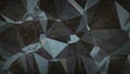 Black and Blue Grunge Geometric Polygon Background