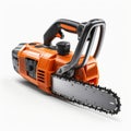 3d Corded Chain Saw - Photorealistic Rendering On White Background