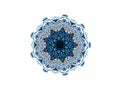 black and blue and red mandala Royalty Free Stock Photo