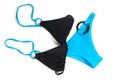 Black Blue Swimwear Royalty Free Stock Photo