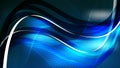 Black and Blue Wave Lines Background Design Template