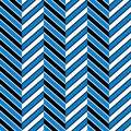 Black blue and white abstract chevron striped geometric seamless pattern, vector